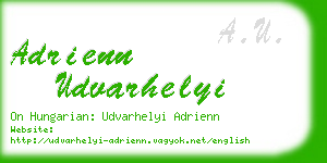 adrienn udvarhelyi business card